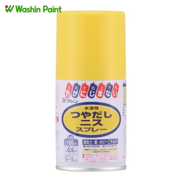 和信ペイント 木部用塗料|特長:水彩絵の具の上に塗れる工作用ニスです。