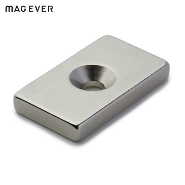 特長●強力ネオジム磁石の角型タイプに、皿穴があいた磁石です。●薄く平面的な磁石の為、皿ネジ用の穴を利用して、磁石と部品の取り付けが容易です。用途●工作機械、鉄製品等への吸着用