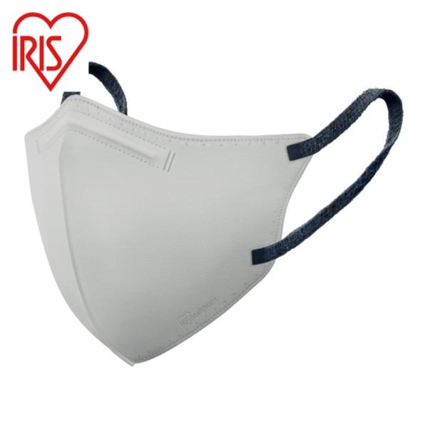 IRIS 一般作業用マスク|特長:マスクの性能の指標となる日本産業規格「JIS T 9001 (一般用マスク)」に適合した不織布マスクです。 息がしやすいフィルターを採用し、空気清浄機の技術を使用した帯電技術を応用することにより従来品と比べ...