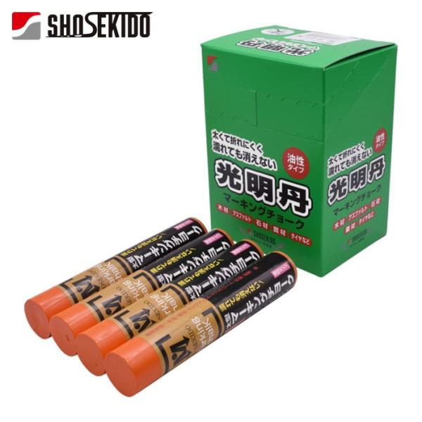 祥碩堂 工業用マーカー|特長:太くて折れにくい材木チョークです。 石花マーキングチョークよりも色がつきやすく作っています。 冬の寒さにも耐えられる「マーキングチョーク」です。