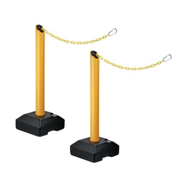 特長●本体ポールには8.5mのプラチェーンを内蔵しています。●注水ウエイトは安定感があり、取手付で移動も簡単です。●チェーンロックスライダーでチェーン長さを任意の長さで固定できます。●最長8.5ｍのロングストロークで広い間口の規制が可能です...