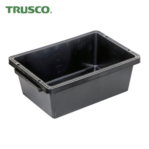 TRUSCO中山 トラスコ TRUSCO プラ舟 トロ舟 プラ船 トラ舟28Lブラック