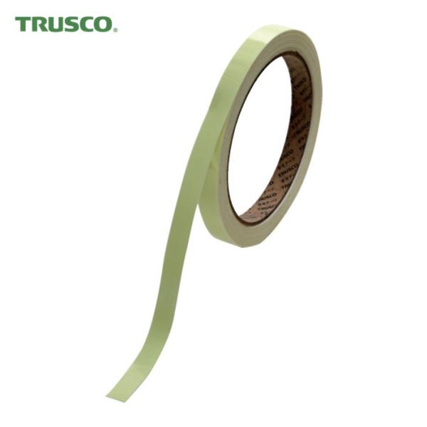 トラスコ TRUSCO 高輝度蓄光テープ(JIS JC規格品)0.35mmx10mmx5m (1巻) LTJC-1005