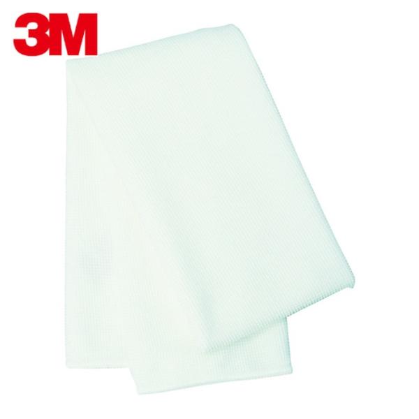 3M 布ウエス|特長:細かく鋭い繊維の角が、細かい汚れもすっきりとかき取ります。 繊維の切れ・抜けが少ない耐久性が高い製品です。 洗剤を付けずにきれいに汚れを落とすため、拭き取り後の水拭きが不要です。