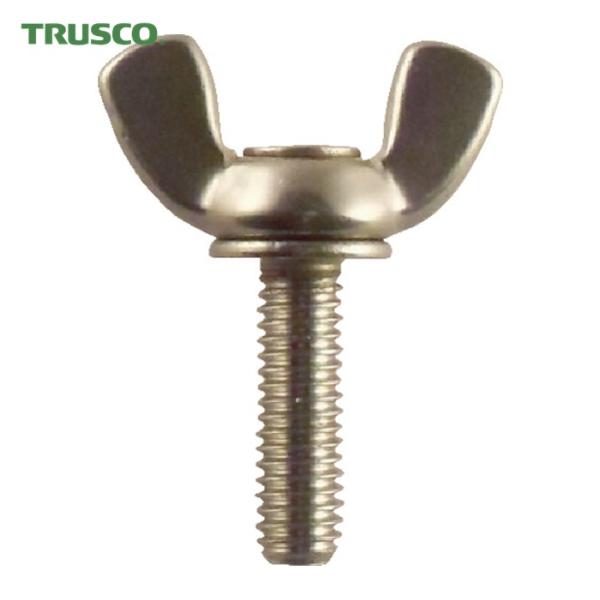 他サイト： トラスコ TRUSCO 圧造蝶ボルト 2種 ステンレス M6×25 5個入 (1Pk) 品番：B35-0625の商品画像