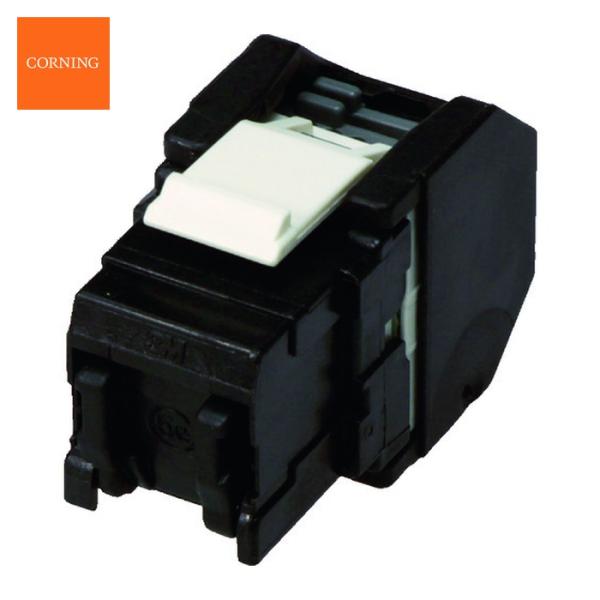 コーニング CORNING VOL-OCK5E-U-BK RJ45モジュラージャック ツールレスタイプ Cat5e 黒 (1個)