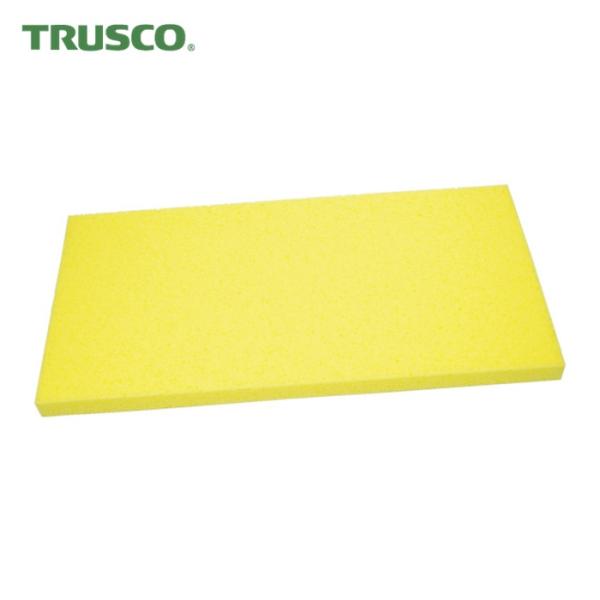 TRUSCO 吸水スポンジ|特長:好きな大きさにカットしても使えます。 床面にこぼれた水などの拭き取りに最適です。
