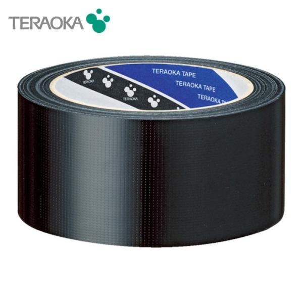 寺岡製作所 TERAOKA P-カットテープ No.4140 黒 50mm×25m (1巻) 4140 BK-50X25