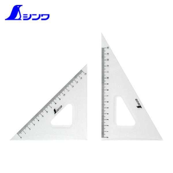 シンワ 三角スケール|特長:見易い大きな目盛数字を採用しました。
