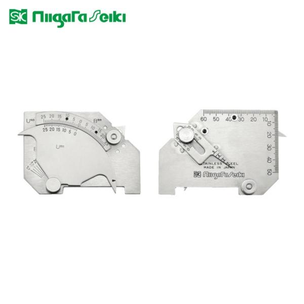 新潟精機 SK 溶接ゲージ（アンダーカット/ベベル角度/食い違い段差