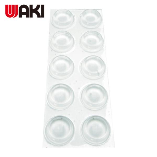 和気産業 WAKI 防振材(下敷きタイプ) ソフトクッション(凸型) Φ45.7×15.8mm 1 個入 (1シート) CN-019