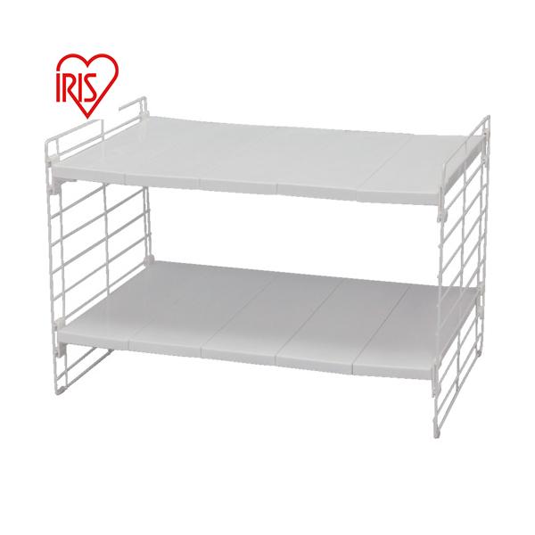 専用　2点セット IRIS OHYAMA アイリスオーヤマ 246254 シンク下伸縮棚2段 USD-2V