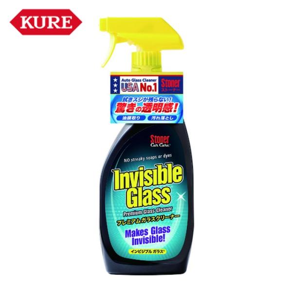 他サイト： KURE クレ 呉工業 プレミアムガラスクリーナー ストーナー インビジブルガラス 651ml (1本) 品番：NO1730の商品画像