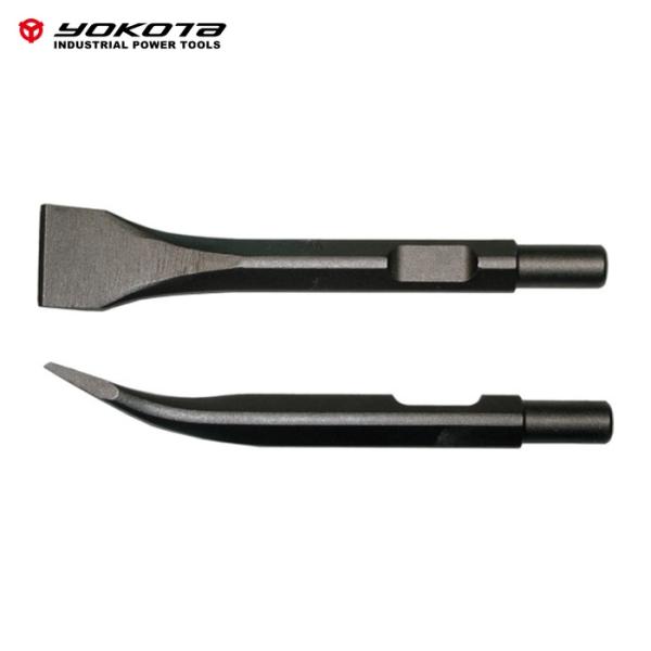 ヨコタ工業 81601009-00 フラックスチッパー(F-20F用)チゼル曲平25X155 (1個)