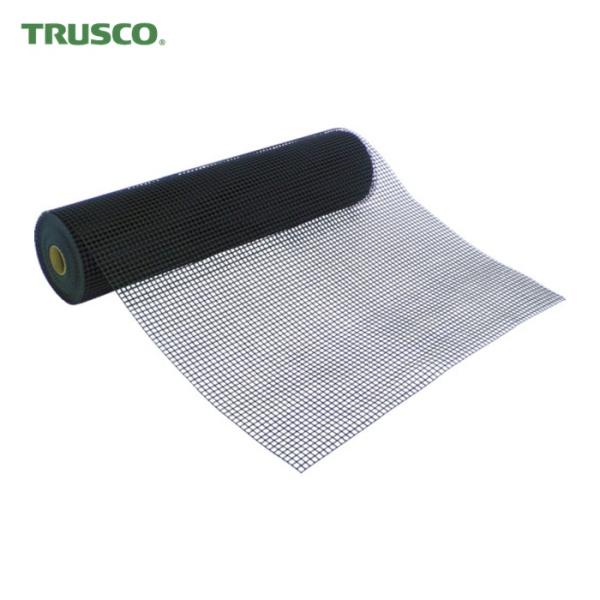 トラスコ TRUSCO 多目的樹脂ネット ブラック1m×5m 目合13mm×13mm (1巻) 品番：TH03PB5M