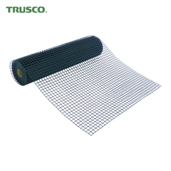 トラスコ TRUSCO 多目的樹脂ネット グリーン1m×5m 目合25mm×25mm (1巻) 品番：TH07PB5M