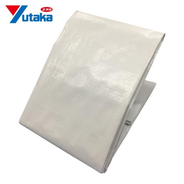 ユタカメイク カラーシート|特長:清潔感のあるホワイトで景観を損なわない厚手の作業用シートです。