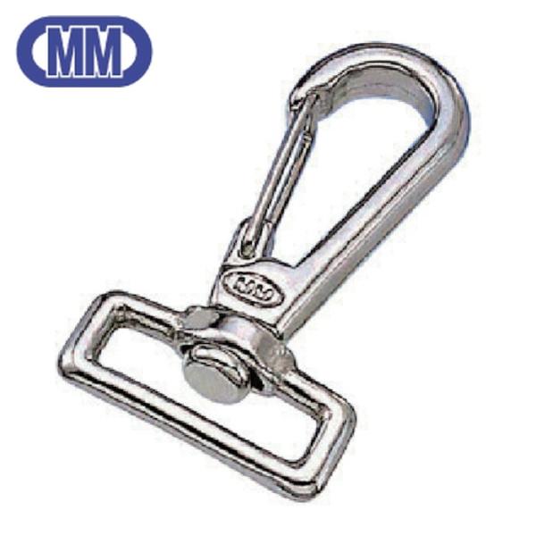 水本 フック|特長:アイの部分に直線部分があり、幅のあるベルトと接続可能です。