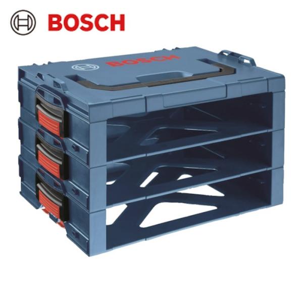 ボッシュ システムボックス|特長:エルボックスシステムに連結可能な引出しラックです。 連結して積み重ねることが可能です。 L・BOXXに引き出しを追加しています。