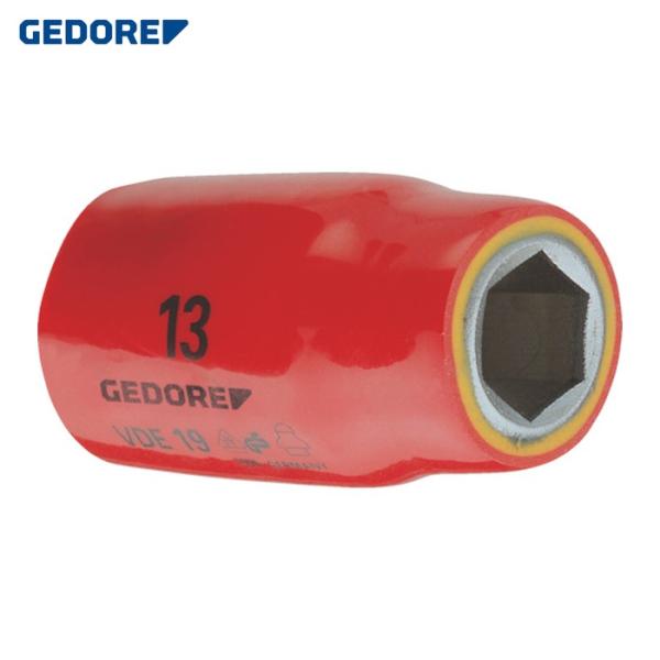 GEDORE ゲドレー 6122940 絶縁ソケット1/2 対辺13mm (1個)