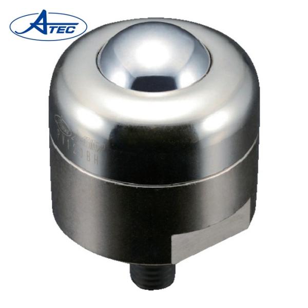 プレインベア 上向用ボールキャスター|特長:プレス成型品よりも高精度・高荷重です。 内部に入り込んだゴミなどを排出し、ゴミ詰りによるボールの回転不良を改善します。