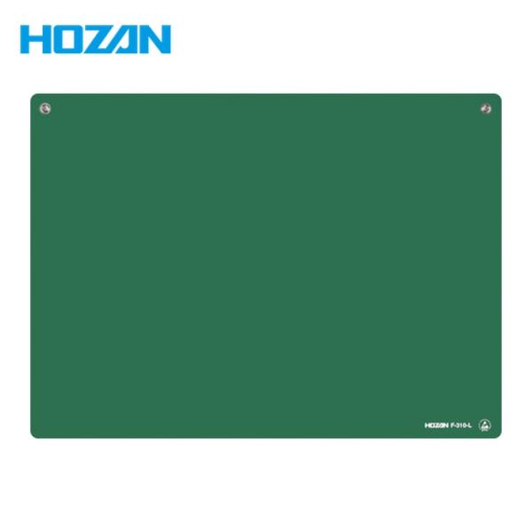 HOZAN 静電気対策マット|特長:卓上サイズの導電性カラーマットです。 ハサミやカッターで自分好みの形状にカットが可能です。