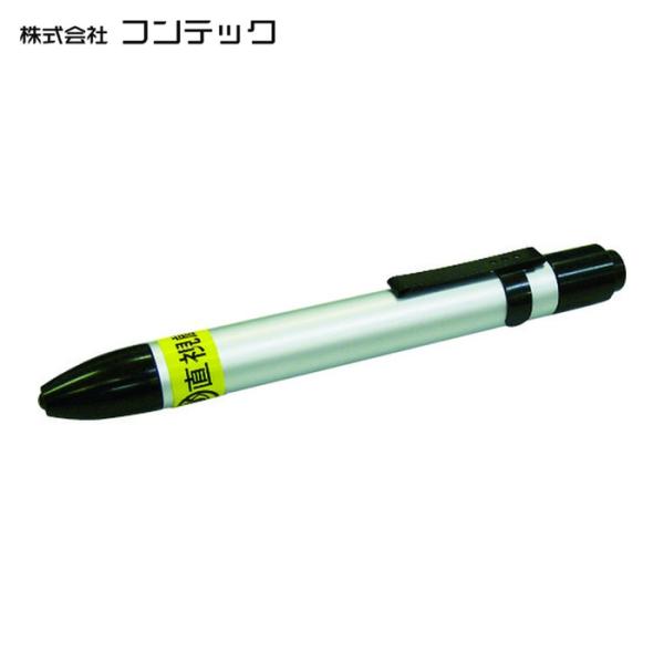 KONTEC ブラックライト|特長:LEDは、高性能日亜化学工業社製UV・LEDを搭載しています。 可視光をほとんど放射せずに蛍光作用の強い近紫外線(ピーク波長375nm)を効率よく放射します。 本体にはUV・LEDを1灯搭載し、単4電池×...