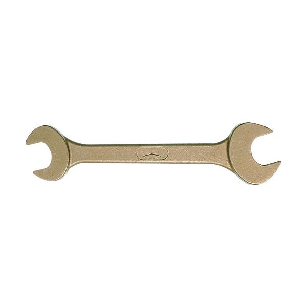 Ampco スイス AB1924B 防爆スパナ ダブルオープン 二面幅寸法19×24mm 全長220mm (1丁)