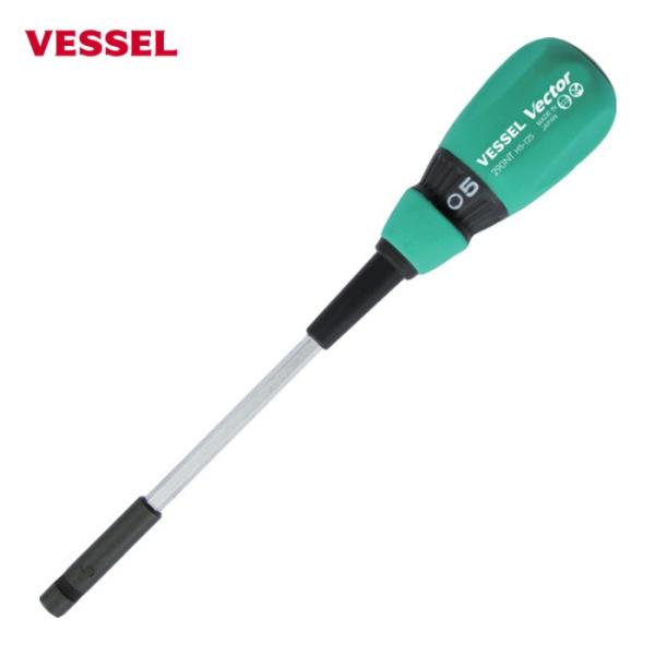 ベッセル VESSEL B-290NT-H5 ベクトルナットドライバーB290NT対辺5X125 (1本)
