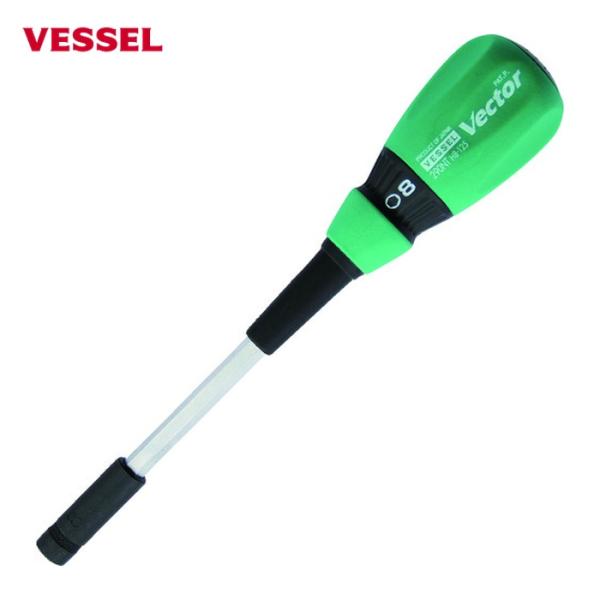 ベッセル VESSEL B-290NT-H8 ベクトルナットドライバーB290NT対辺8X125 (1本)