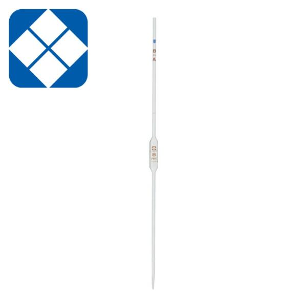 SIBATA 柴田科学 020030-8A ホールピペット スーパーグレード 8mL (1本)