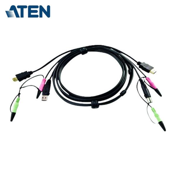 ATEN 2L-7D02UH USB HDMI KVM ケーブル 1.8m (1本)