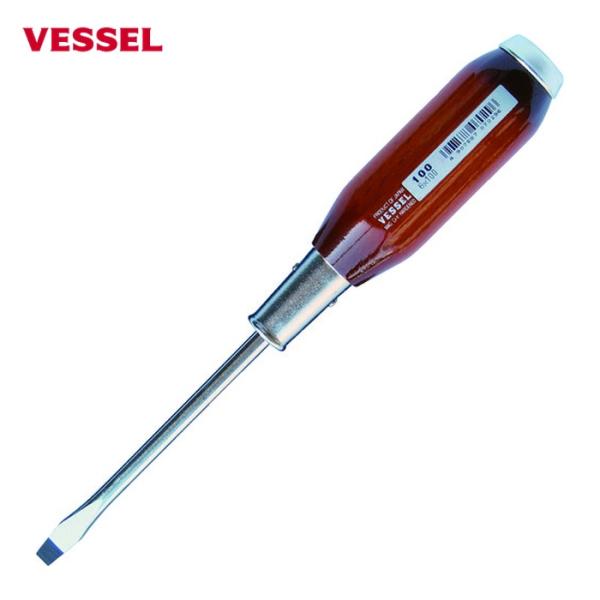 ベッセル VESSEL 100-6-100 強力貫通ドライバー100 -6×100 (1本)