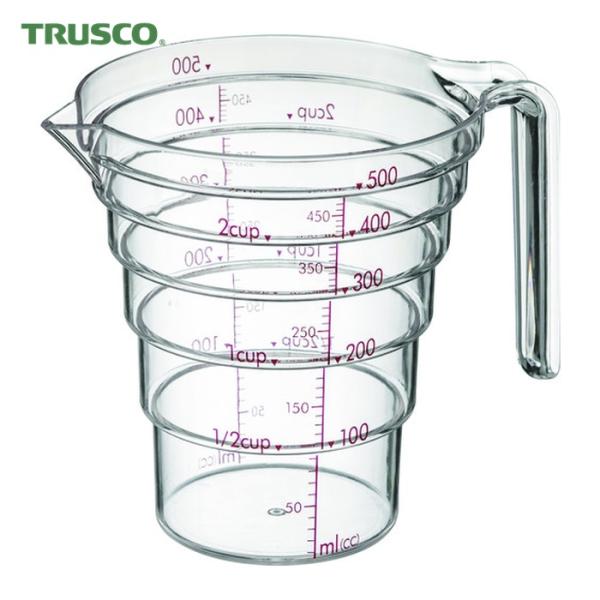 トラスコ TRUSCO 段々計量カップ500ml (1個) DD-500