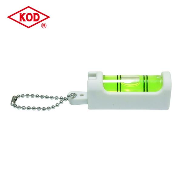 KOD 樹脂製水平器|特長:2個をつなげると、縦横同時や垂直にも対応できます。 垂直、2軸測定可能です。 ボールチェーン付きでアクセサリー感覚で携帯できます。