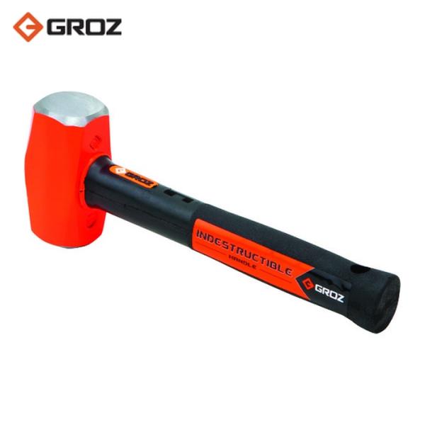 GROZ 解体作業 金属成形などに 両口ハンマー クラブハンマー#2 1/2 400mm (1個) 品番：CHID/2.5/16