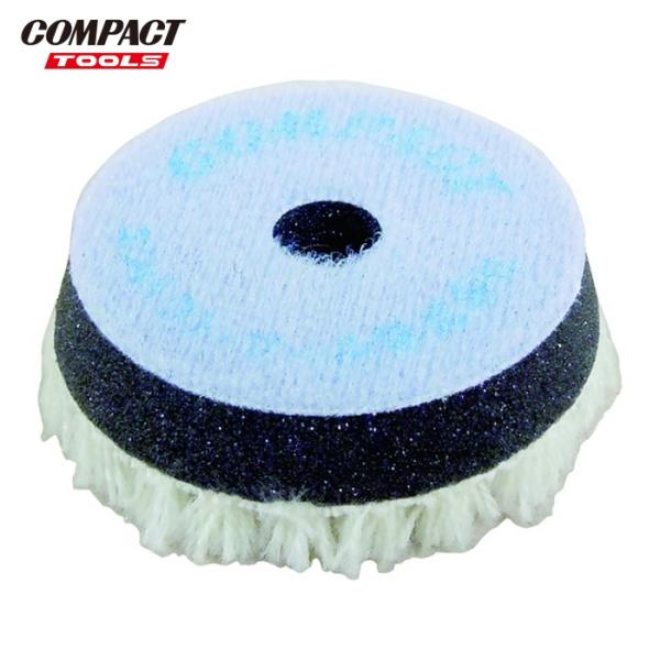 コンパクトツール 22073 ウールバフ(15×50)黒 (1枚)