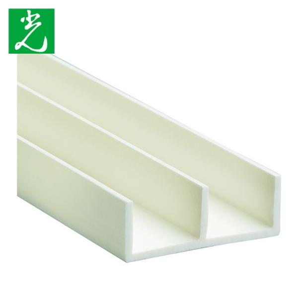 光 HIKARI 簡易内窓用フレーム&amp;レール 上レールホワイト11×30.5×1830mm (1本) PTL3022
