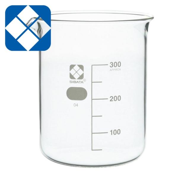 SIBATA 柴田科学 010020-300A ビーカー 目安目盛付 300mL (1個)