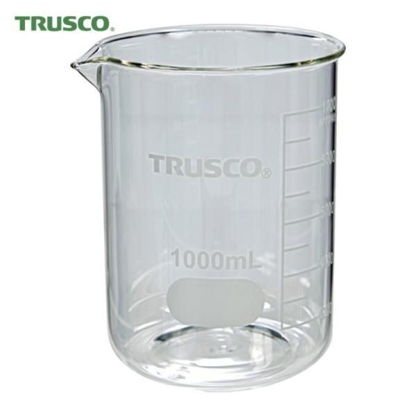 トラスコ TRUSCO ガラスビーカー 1000ml (1個) GB-1000