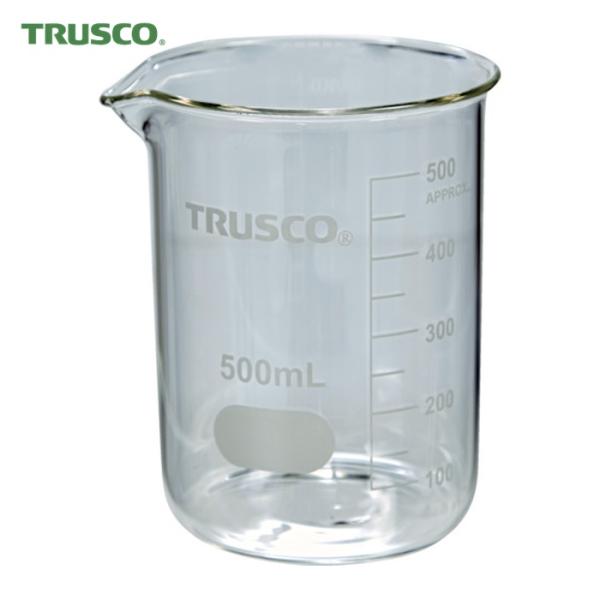 トラスコ TRUSCO ガラスビーカー 500ml (1個) GB-500