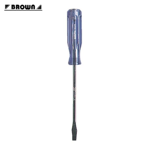 平井工具 BROWN 角軸貫通強力ドライバー (1本) D-117-6-100