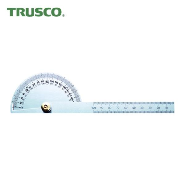 トラスコ TRUSCO プロトラクター ステンレスシルバー仕上げ 竿全長204mm (1個) 品番：TP-19W