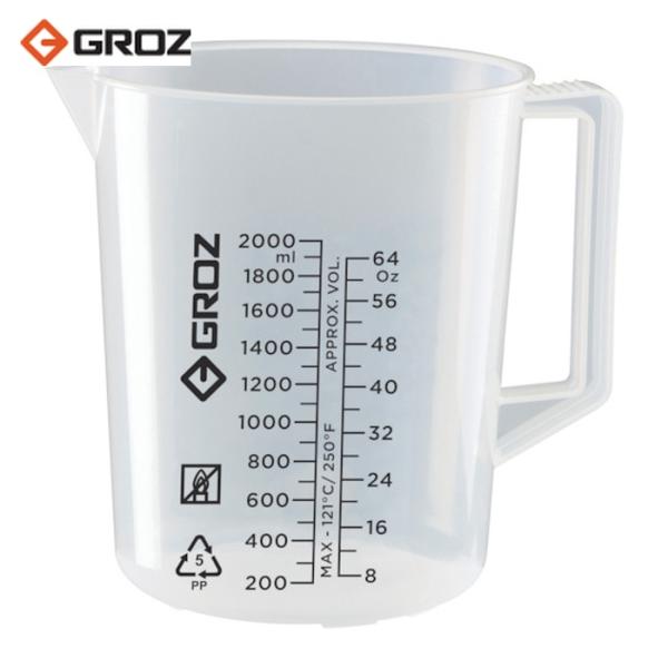 GROZ JUG/2000G オイル用ビーカー 2000ml (1個)