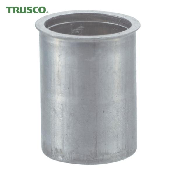 トラスコ TRUSCO クリンプナット薄頭アルミ 板厚3.5 M4X0.7 (32個入) (1Pk) T-BNF-4M35A
