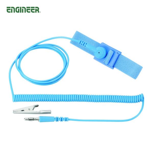 特長●作業服の内側にアース線を通せるので手元が広く使えます。●バンド部の導電繊維に銀を使用していますので金属アレルギーの方でも安心して使用できます。また従来の繊維に比べ高い導電率が得られます。●コード直線部が長いので作業服の腕に通しやすく、...