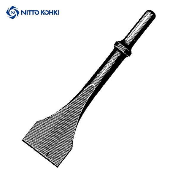 日東工器 NO.90018 オートチゼル A-302用スクレーパー 38mm 1018 90018 (1本)
