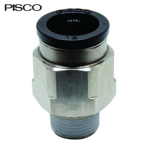 PISCO ピスコ PC16-03 チューブフィッティング ストレート 適合外径16mm 接続口径R3/8 (1個)