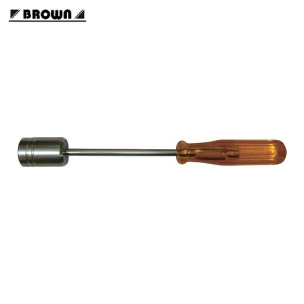 平井工具 BROWN ナットドライバー 対辺17mm 軸長125mm 全長220mm (1本) D-86-17