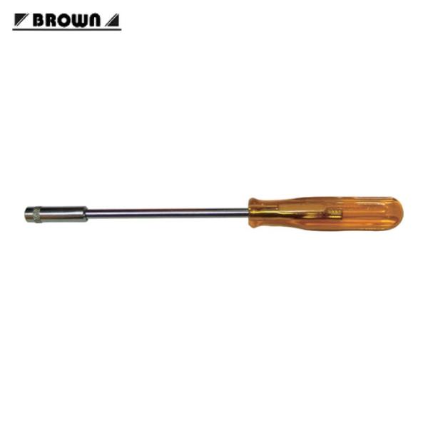 平井工具 BROWN ナットドライバー 対辺5mm 軸長125mm 全長210mm (1本) D-86-5